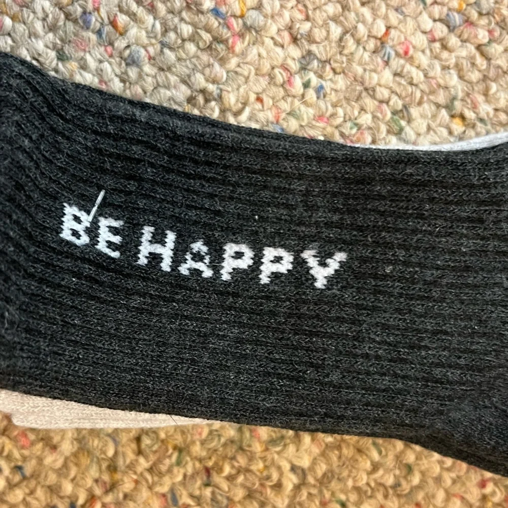 🆕 Balance Collection BE HAPPY Grip Socks 2 Pack